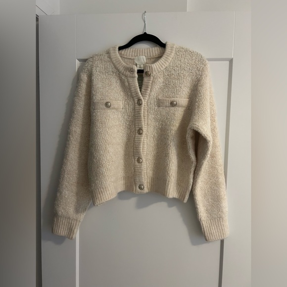 NWT H&M Boucle Cardigan - Picture 8 of 12